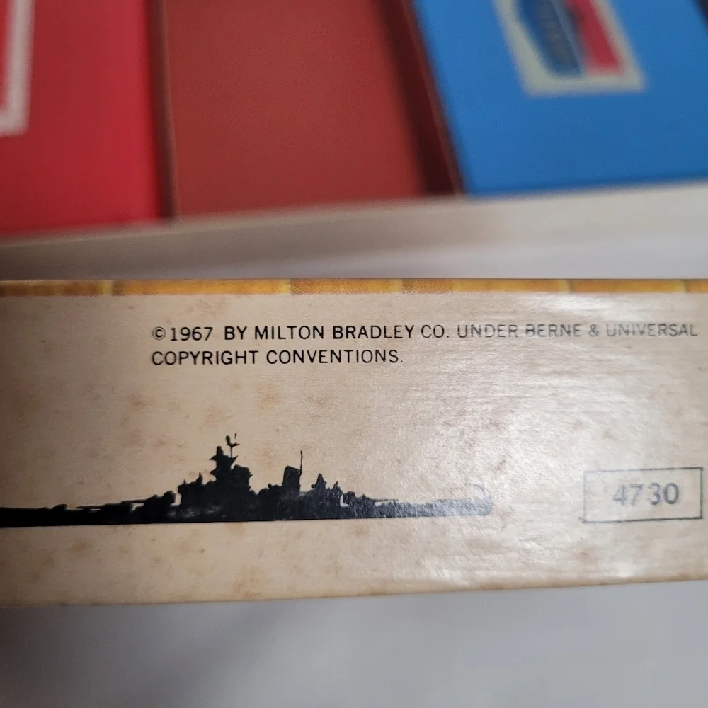 Milton Bradley Original 1st Edition 1967 Battleship Game Complete